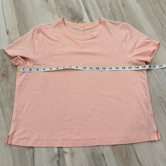 Lululemon Classic-Fit Cotton-Blend T-Shirt 4/6 Light Peach - Picture 6 of 8